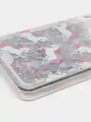 Голубой чехол для iPhone 6/6 Plus, 7-8/7-8 Plus "Блёстки"