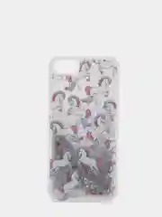Голубой чехол для iPhone 6/6 Plus, 7-8/7-8 Plus "Блёстки"