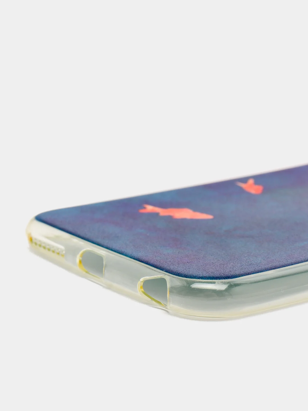 Синий чехол для iPhone 6/6plus, 7-8 / 7-8plus "Животные"