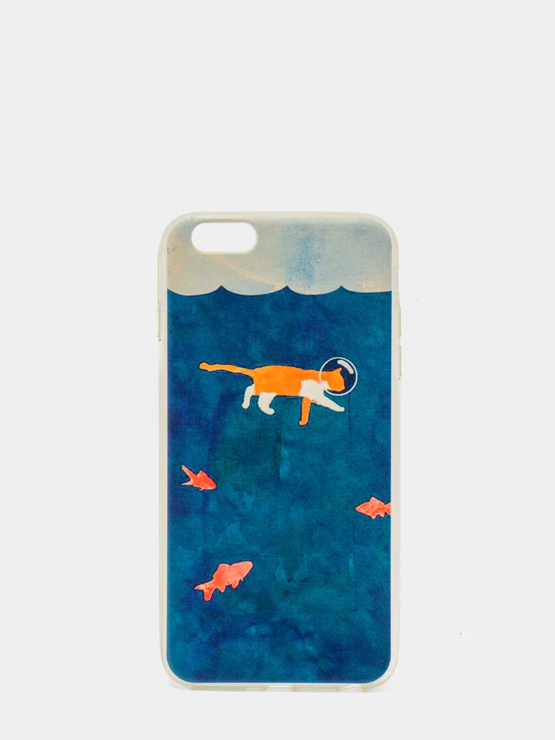 Синий чехол для iPhone 6/6plus, 7-8 / 7-8plus "Животные"
