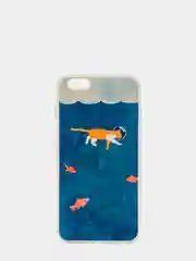 Синий чехол для iPhone 6/6plus, 7-8 / 7-8plus "Животные"