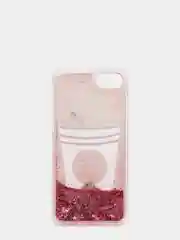 Розовый чехол для iPhone 6/6 Plus, 7-8/7-8 Plus "Блёстки"