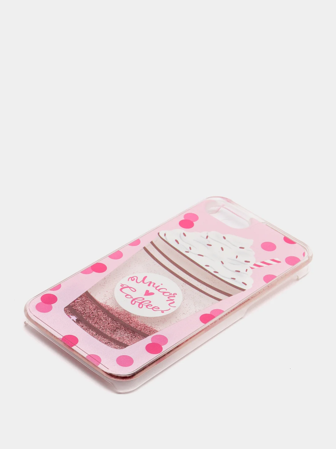 Розовый чехол для iPhone 6/6 Plus, 7-8/7-8 Plus "Блёстки"