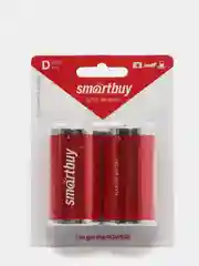 Батарейки алкалиновые 2 штуки LR20 (R20) SmartBuy тип D