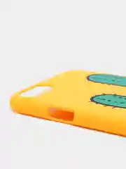 Желтый чехол "Растения" для iPhone 6  / 7 / 8 / 6 Plus / 7 Plus / 8 Plus