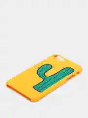 Желтый чехол "Растения" для iPhone 6  / 7 / 8 / 6 Plus / 7 Plus / 8 Plus