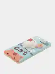 Голубой чехол для iPhone 6/6plus, 7-8 / 7-8plus "Животные"