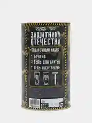 Набор "Настоящему мужику": гель для бритья, после бритья, бритва