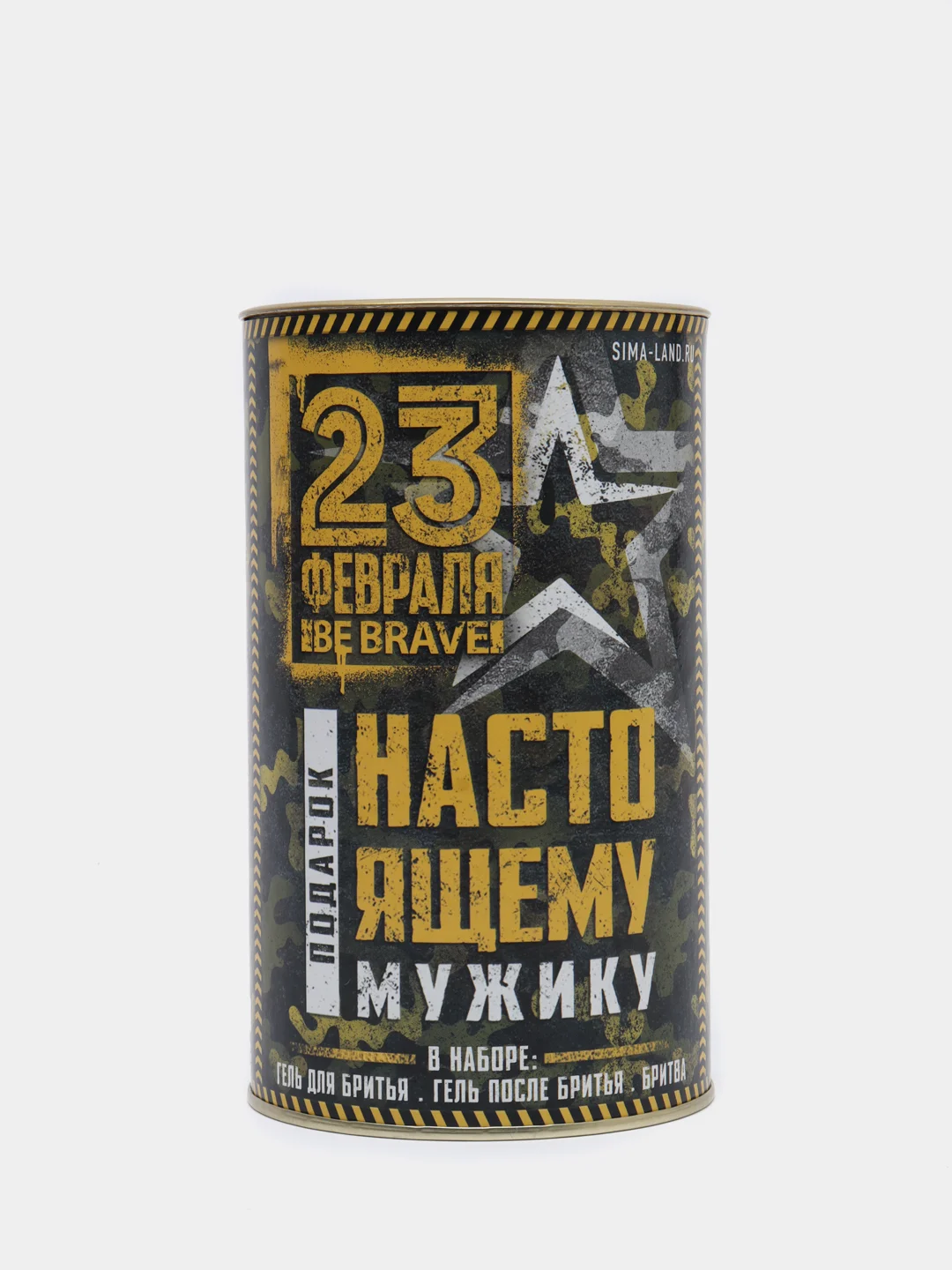 Набор "Настоящему мужику": гель для бритья, после бритья, бритва