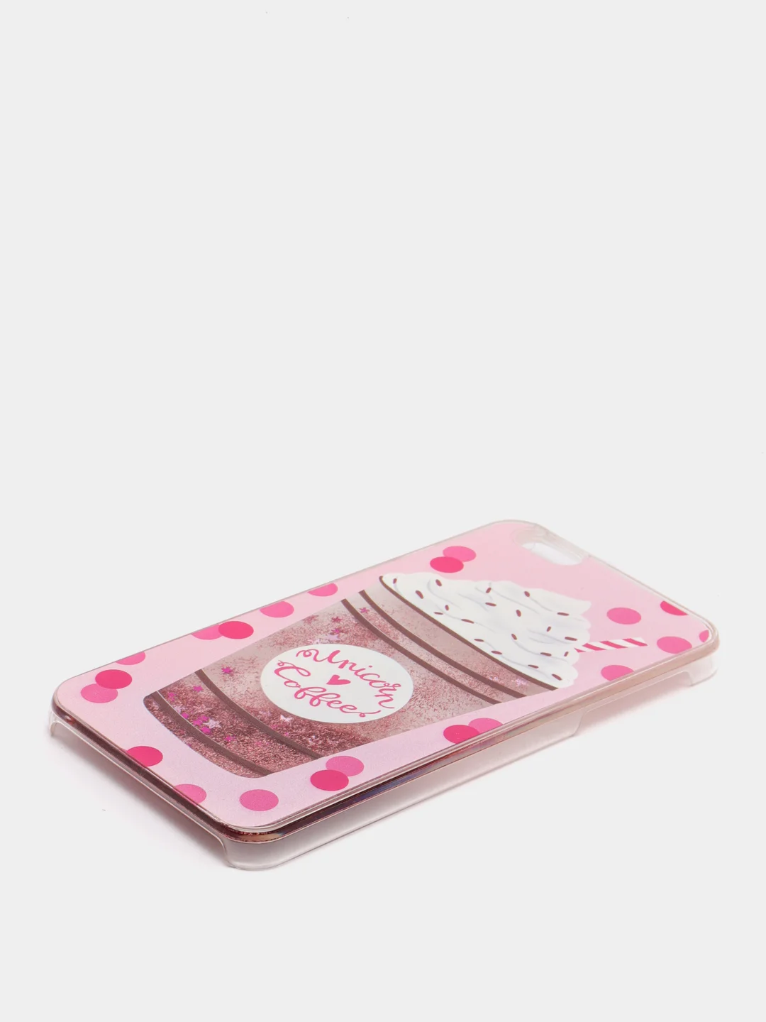 Розовый чехол для iPhone 6/6 Plus, 7-8/7-8 Plus "Блёстки"
