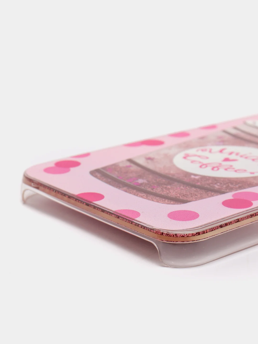 Розовый чехол для iPhone 6/6 Plus, 7-8/7-8 Plus "Блёстки"