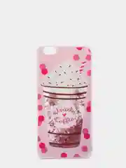 Розовый чехол для iPhone 6/6 Plus, 7-8/7-8 Plus "Блёстки"