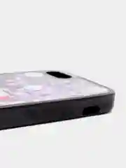 Черный чехол для iPhone 6/6 Plus, 7-8/7-8 Plus "Блёстки"