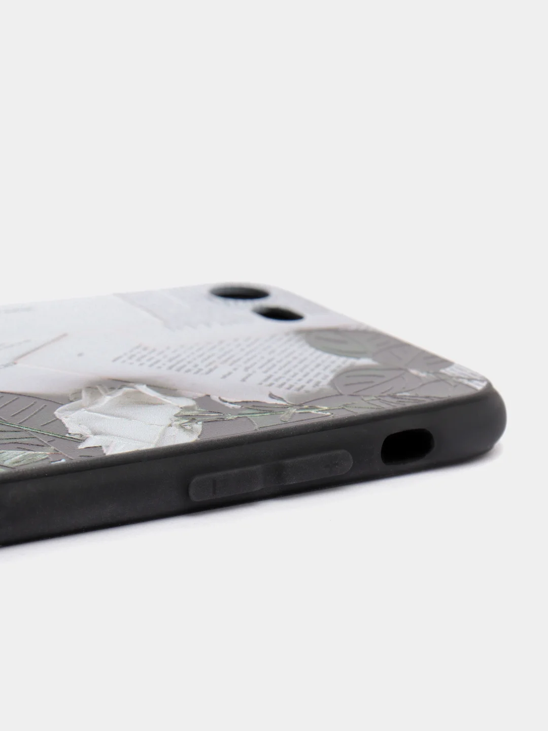 Угольный чехол "Растения" для iPhone 6 / 7 / 8 / 6 Plus / 7 Plus / 8 Plus