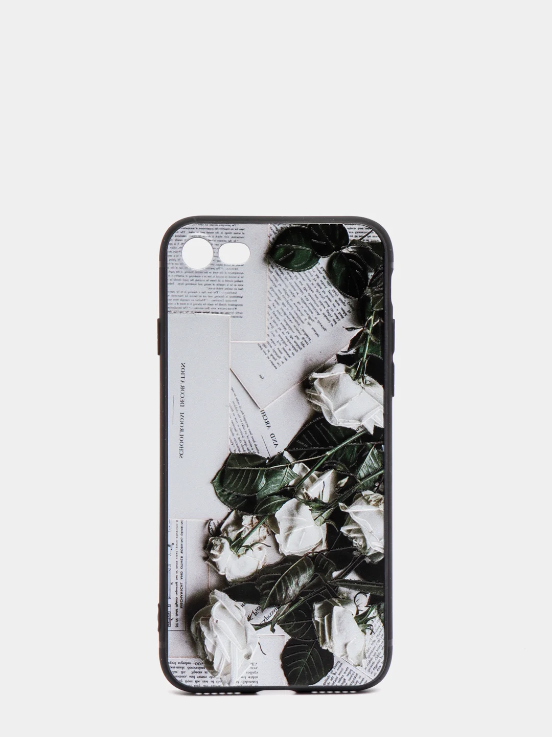 Угольный чехол "Растения" для iPhone 6 / 7 / 8 / 6 Plus / 7 Plus / 8 Plus