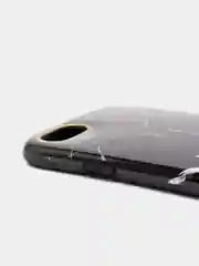 Черный чехол для iPhone 6 / 6plus, 7-8 / 7-8plus "Принты"