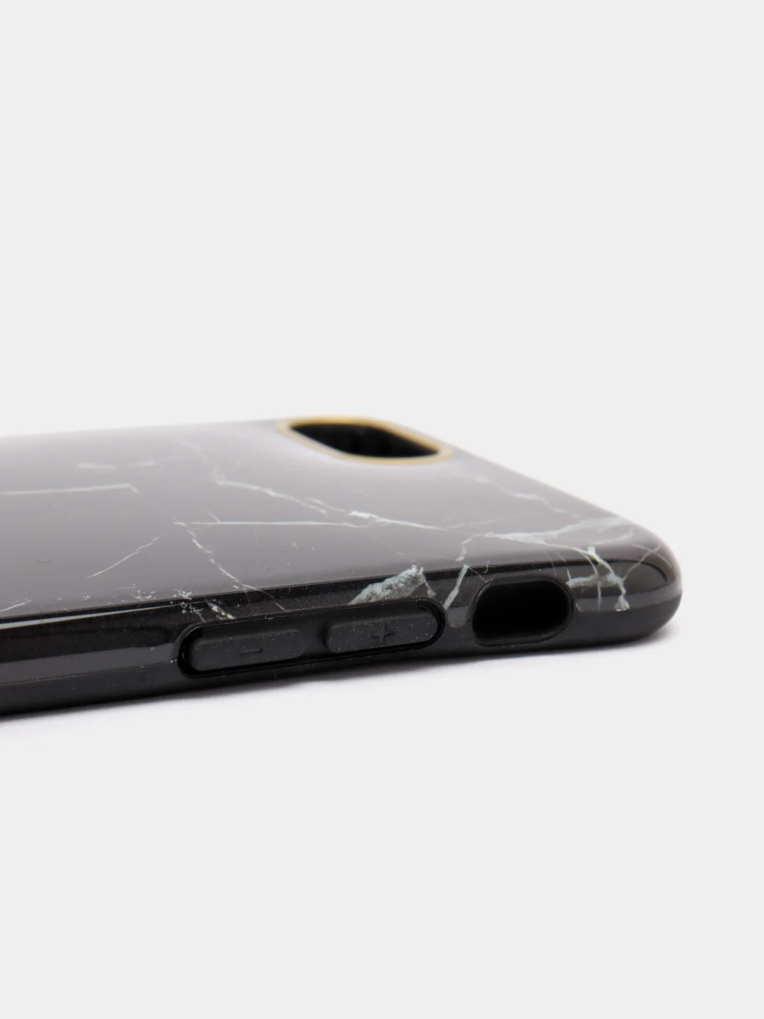 Черный чехол для iPhone 6 / 6plus, 7-8 / 7-8plus "Принты"