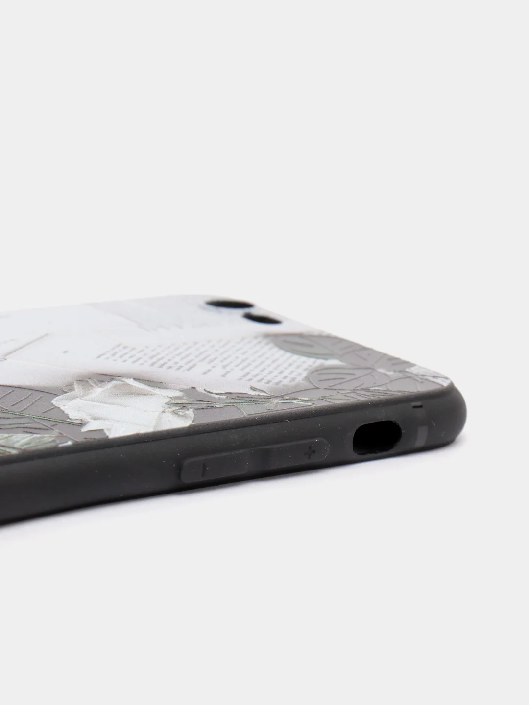 Угольный чехол "Растения" для iPhone 6 / 7 / 8 / 6 Plus / 7 Plus / 8 Plus