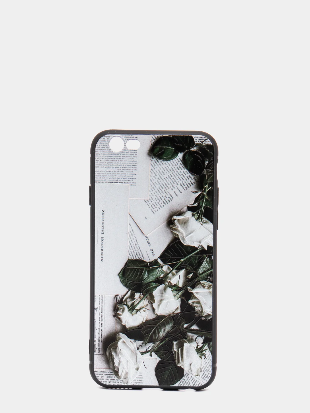 Угольный чехол "Растения" для iPhone 6 / 7 / 8 / 6 Plus / 7 Plus / 8 Plus