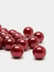 Бордовый бусины жемчужные 10 мм