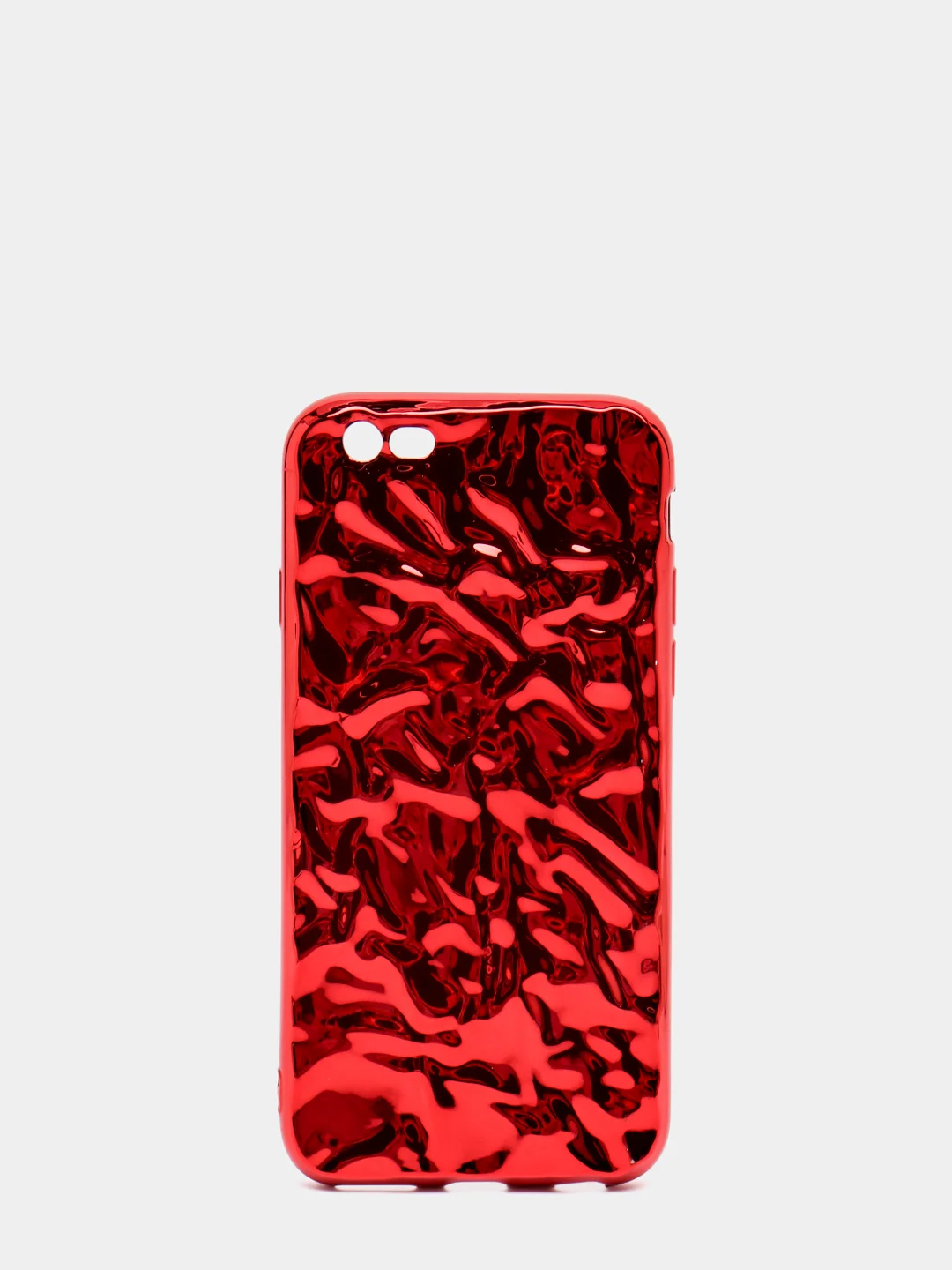 Красный чехол для iPhone 6 / 6plus, 7-8 / 7-8plus "Принты"