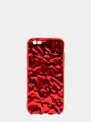 Красный чехол для iPhone 6 / 6plus, 7-8 / 7-8plus "Принты"
