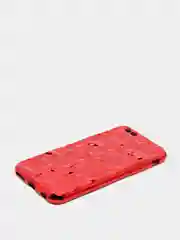 Красный чехол для iPhone 6 / 6plus, 7-8 / 7-8plus "Принты"