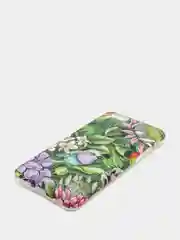 Фиолетовый чехол "Растения" для iPhone 6  / 7 / 8 / 6 Plus / 7 Plus / 8 Plus
