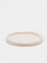 Белый крышечка для кабошона, 2шт.