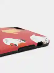 Красный чехол для iPhone 6/6plus, 7-8 / 7-8plus "Животные"