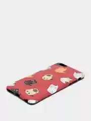 Красный чехол для iPhone 6/6plus, 7-8 / 7-8plus "Животные"