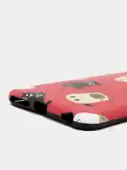 Красный чехол для iPhone 6/6plus, 7-8 / 7-8plus "Животные"