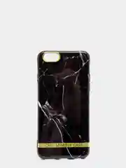 Черный чехол для iPhone 6 / 6plus, 7-8 / 7-8plus "Принты"