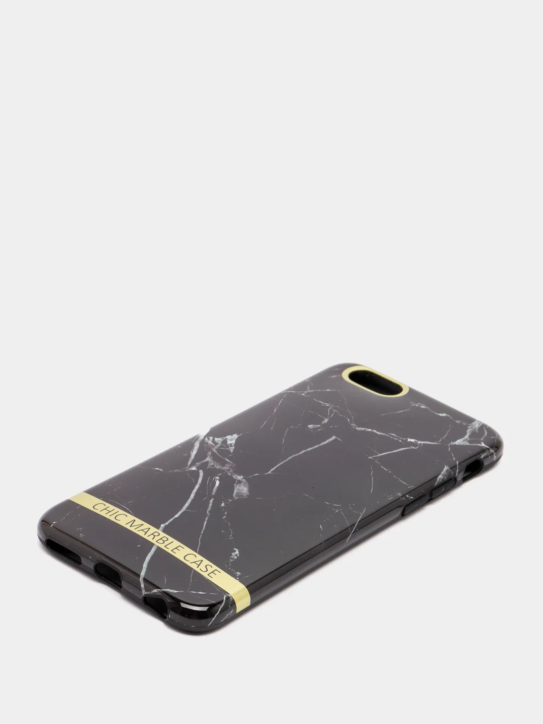 Черный чехол для iPhone 6 / 6plus, 7-8 / 7-8plus "Принты"