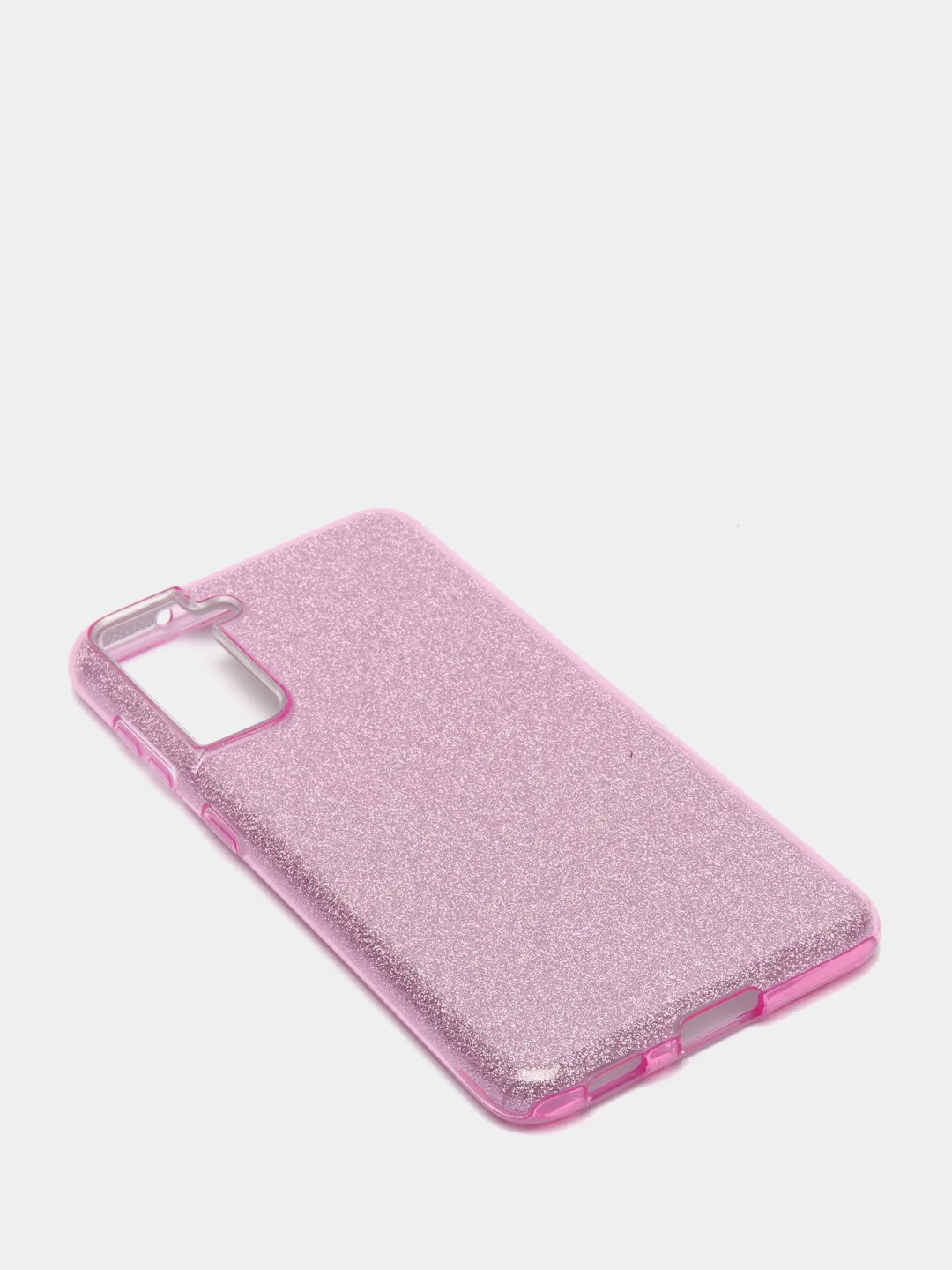 Сиреневый чехол блестящий SAMSUNG S21