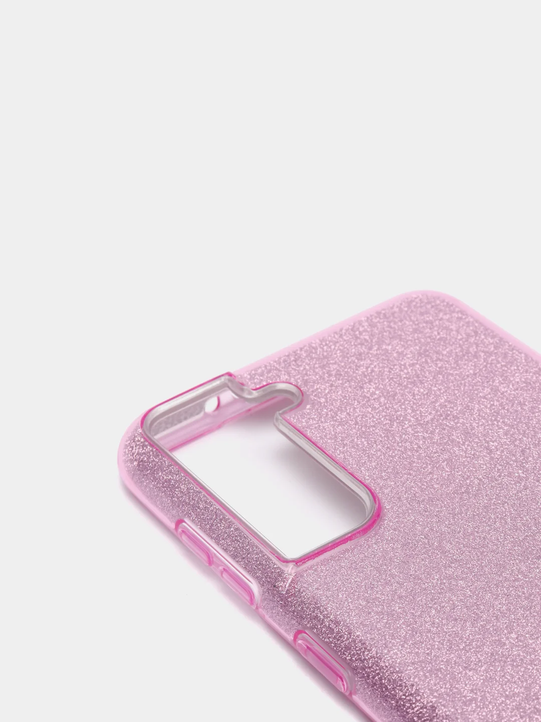 Сиреневый чехол блестящий SAMSUNG S21