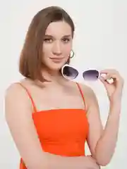 Белый солнцезащитные женские очки