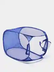 Синий складная корзина для хранения игрушек и белья