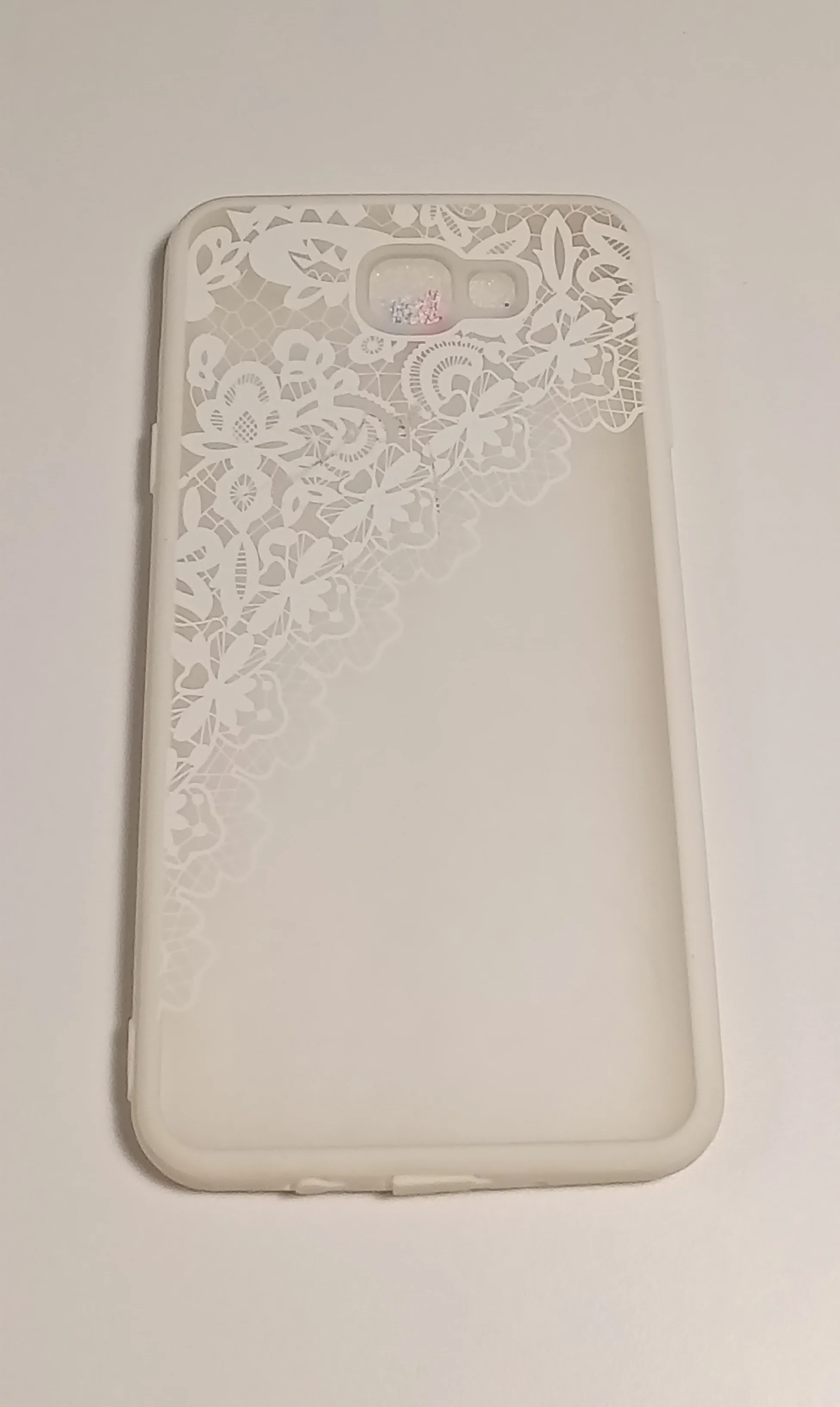 Кремовый чехол Samsung J5 Prime