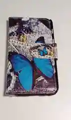 Голубой чехол книжка Samsung A3 2017/A320