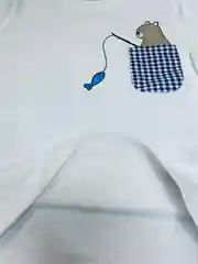 Белый футболка для мальчика