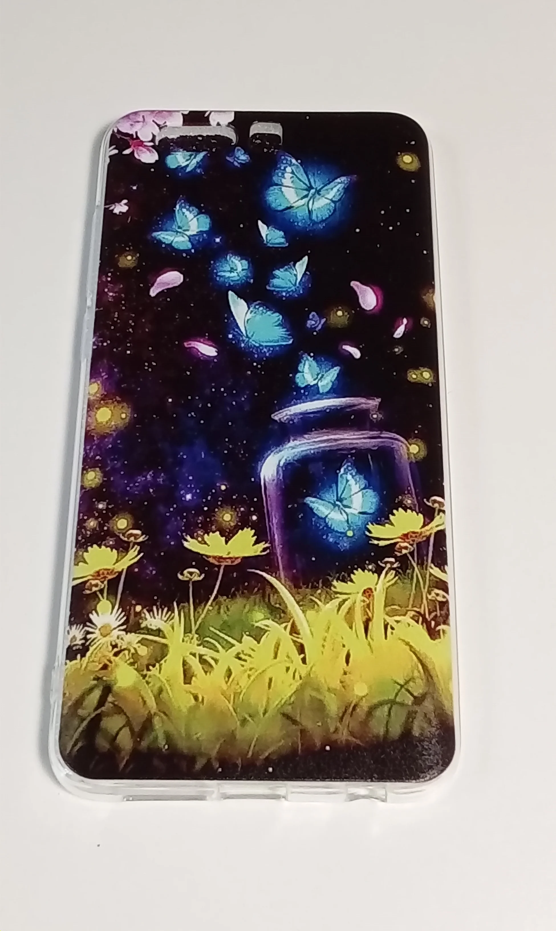 Синий меланж чехол накладка Honor 9