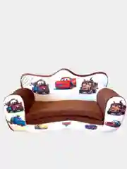 Терракотовый детский диванчик, раскладной