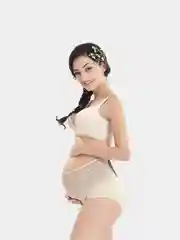 Бежевый бандаж для беременных