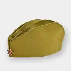 Пилотка военная, с красной звездой, размер 56-60