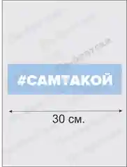 Наклейка на автомобиль "Сам Такой"