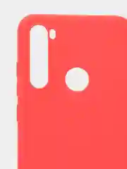 Красный чехол Xiaomi Redmi Note 8 / Redmi Note 8 2021, Редми Нот 8, силиконовый цветной матовый