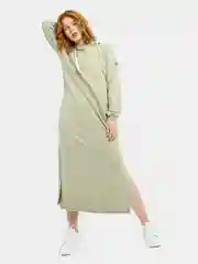 Платье худи с капюшоном, женское удлинённое, с длинным рукавом, тёплое Lilians