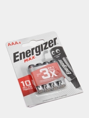 Батарейки ENERGIZER MAX AAA 4 шт. мизинчиковые
