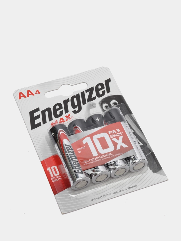 Батарейки ENERGIZER MAX AA 4 шт. пальчиковые